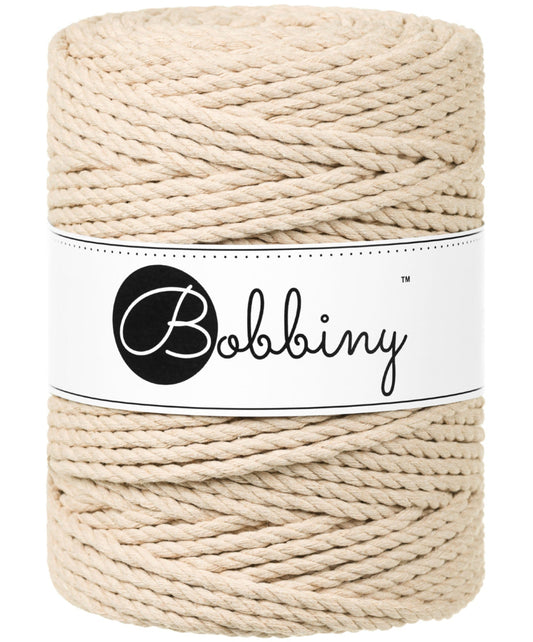 Makramee-Kordel 3Ply 5 mm - Warm Beige