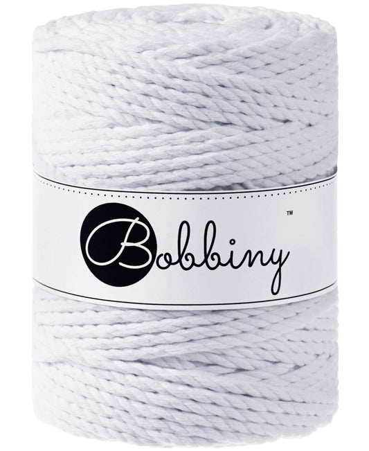 Makramee-Kordel 3Ply 5 mm - White